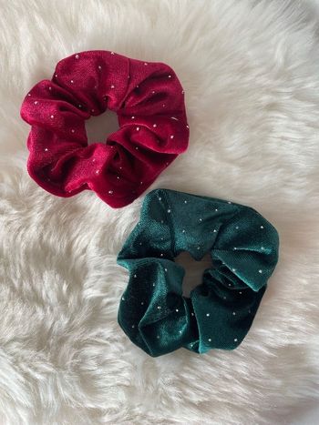 Lot 2x chouchou cheveux