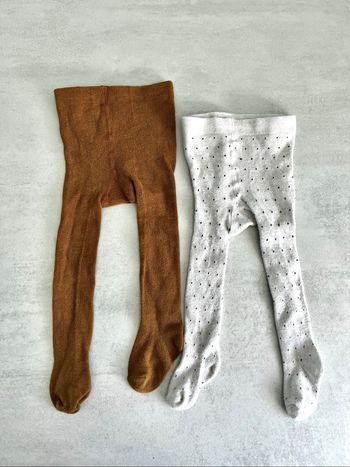 Lot de 2 collants tricot bébé 18/20 Tape à l’œil