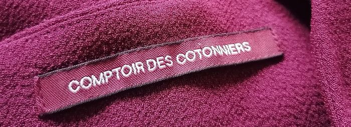 Robe rouge bordeaux unie Taille 38 Comptoir des cotonniers - photo numéro 11