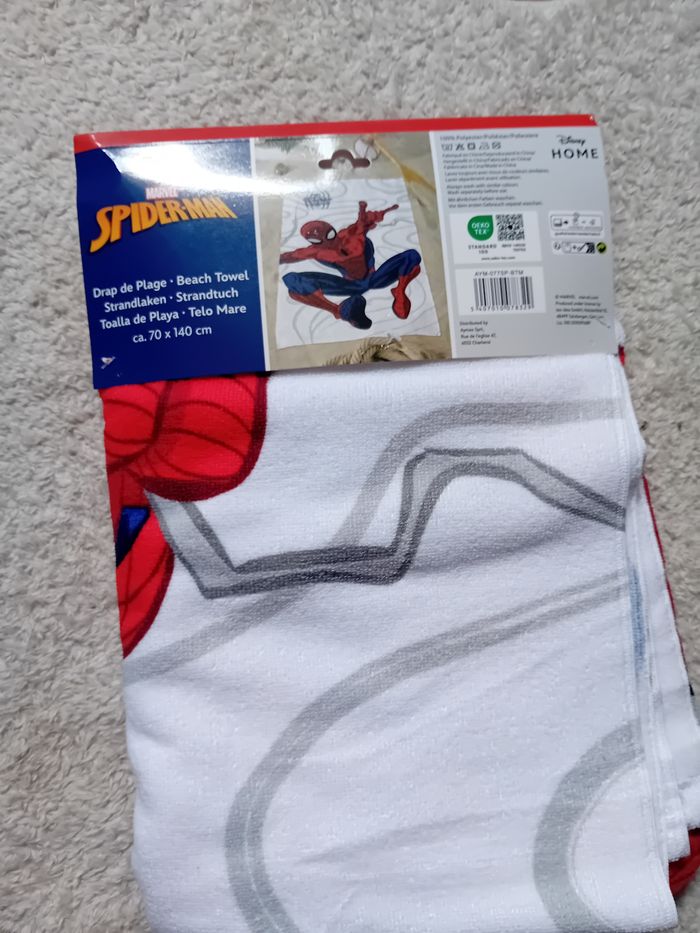 Serviette de bain/plage spiderman - photo numéro 2