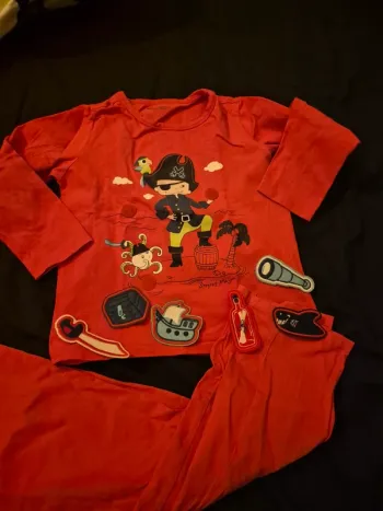 Pyjama Sergent-major 5 ans avec patchs interchangeables