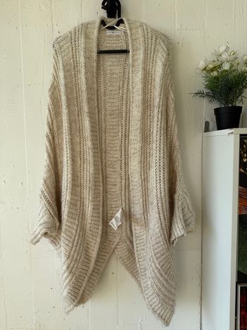 Long gilet crème Cache Cache