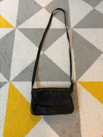 Sac à bandoulière en cuir synthétique vintage