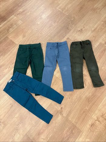 Lot 4 pantalons garçon 4 ans