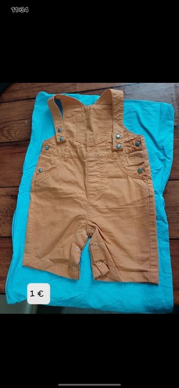 Salopette garçon 18 mois + body a donner