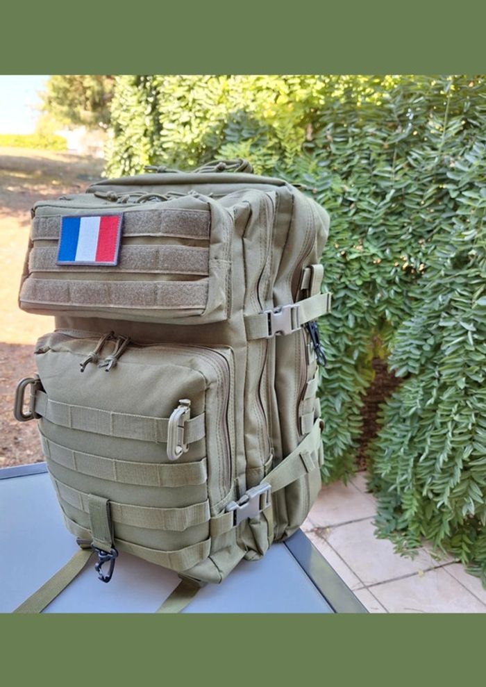 Sac à dos tactique 50L – Vert militaire, rando, outdoor & survie - photo numéro 10