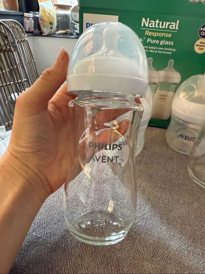 Lot biberons , 2 en verre, Philips Avent natural (comme au sein) - photo numéro 7