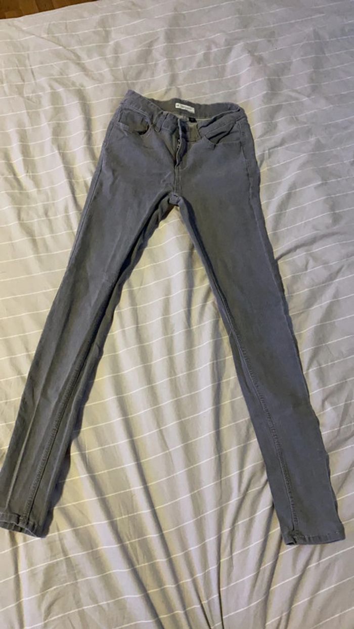 Jeans skinny gris