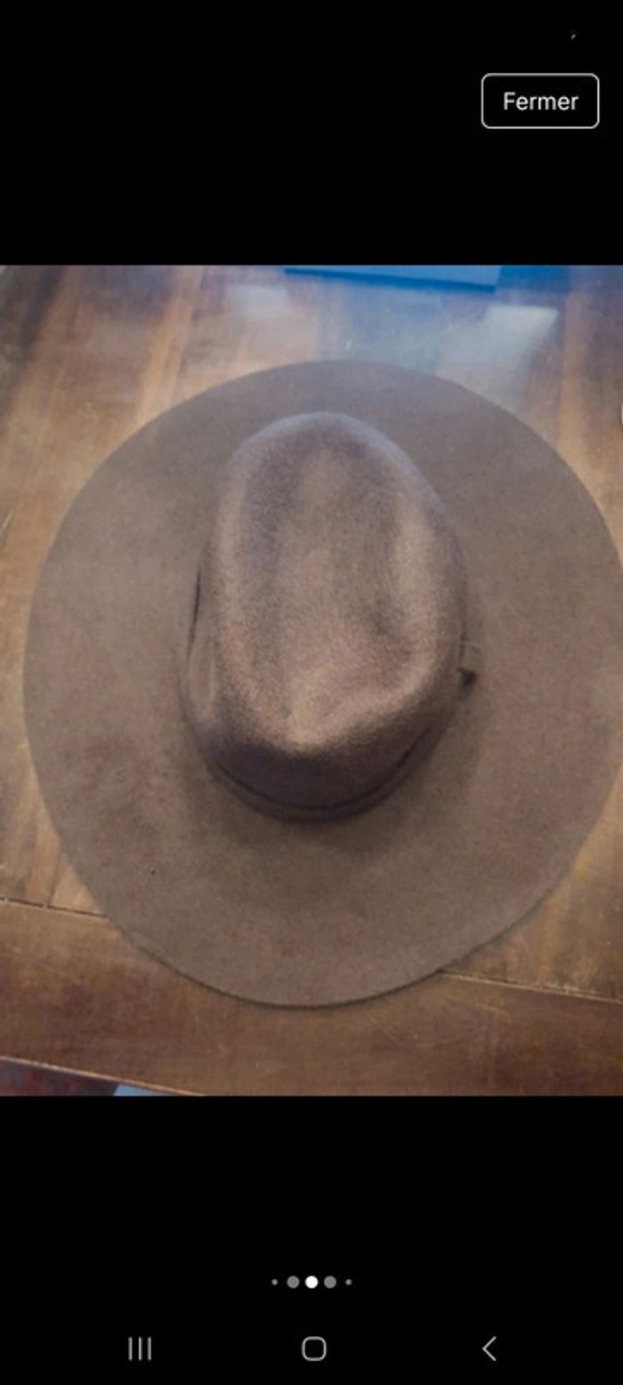Chapeaux H&M Coachella laine marron 56cm - photo numéro 9