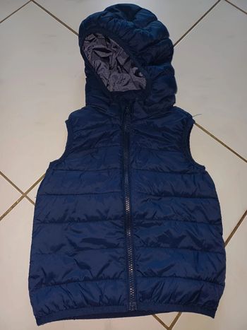 Superbe doudoune sans manches 3 ans garçon