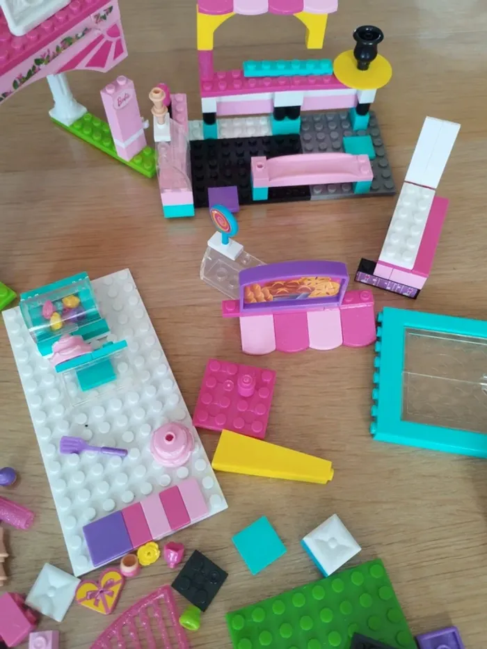 Lot lego megablocks barbie - photo numéro 4