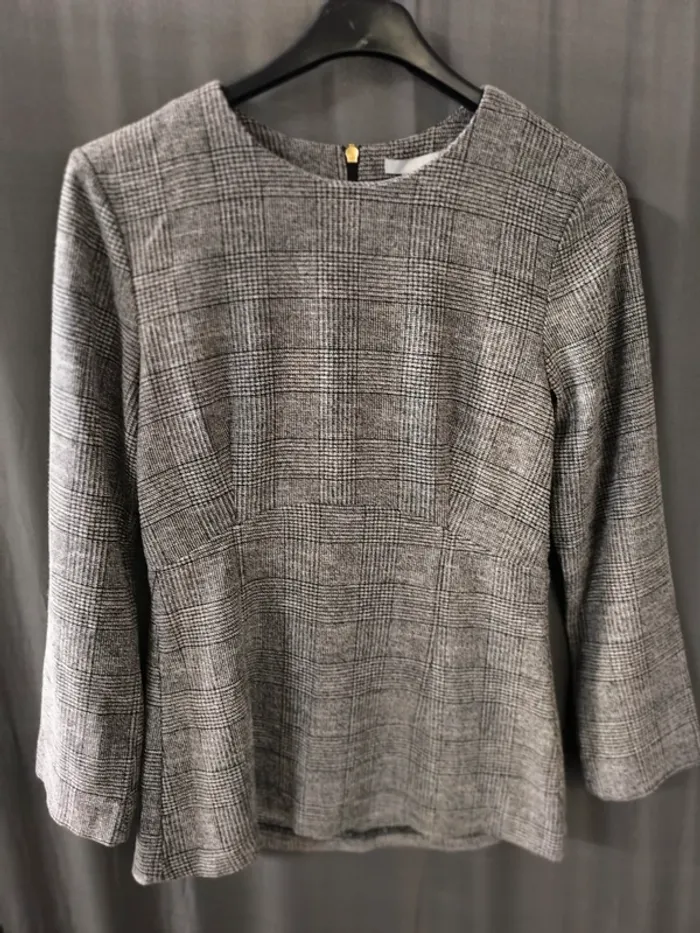 339499 robe noire blanc femme 34 H&m - photo numéro 2