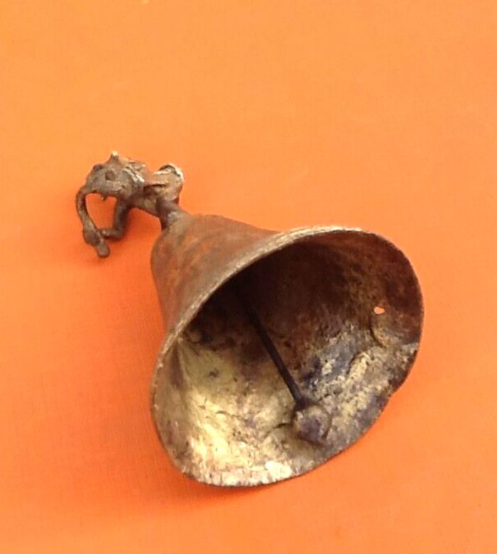 Art Africain Tribal Ancienne cloche à main Musicien Aka Ashanti - photo numéro 4