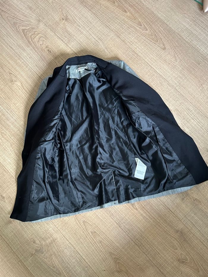 Blazer gris et noir à carreaux Morgan taille 34 jamais porté - photo numéro 9