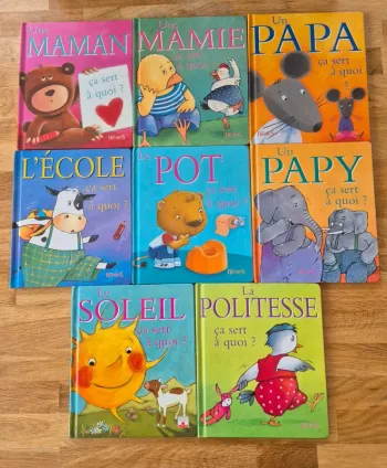 Lot de 8 livres ça sert à quoi