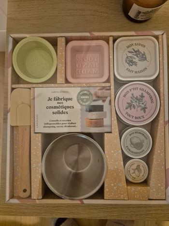 Coffret Je fabrique mes cosmétiques solides