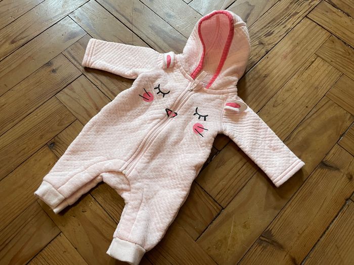 Combi fille / 0-1 mois