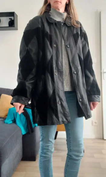 Veste en cuire T44