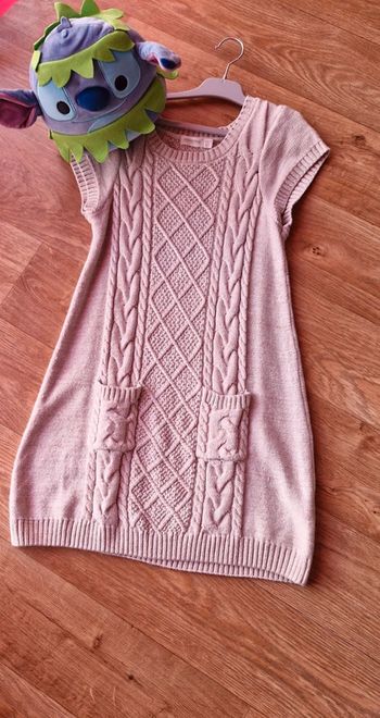 Robe en laine avec effet pailletés
