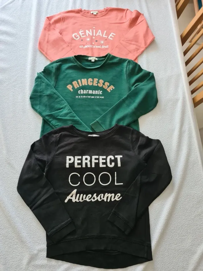 Lot de 3 pulls 12 ans