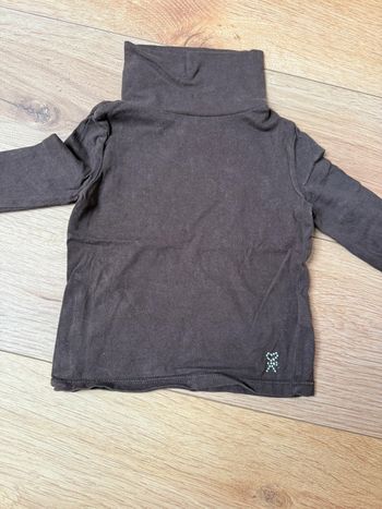 Col roulé Okaidi marron en 2ans