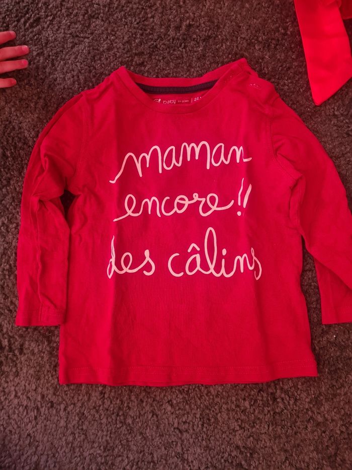 Tee-shirt manche longues 24mois