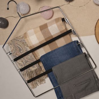 Porte-écharpes / pantalons gain de place – Neuf