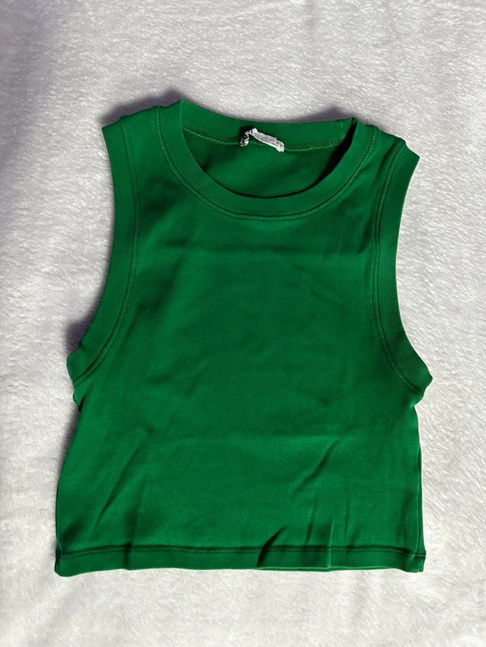 Top Zara vert