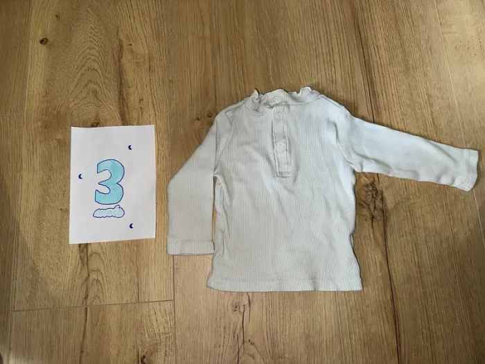 Tee shirt manches longues 3 mois - photo numéro 2
