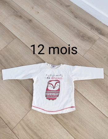Teeshirt 12 mois