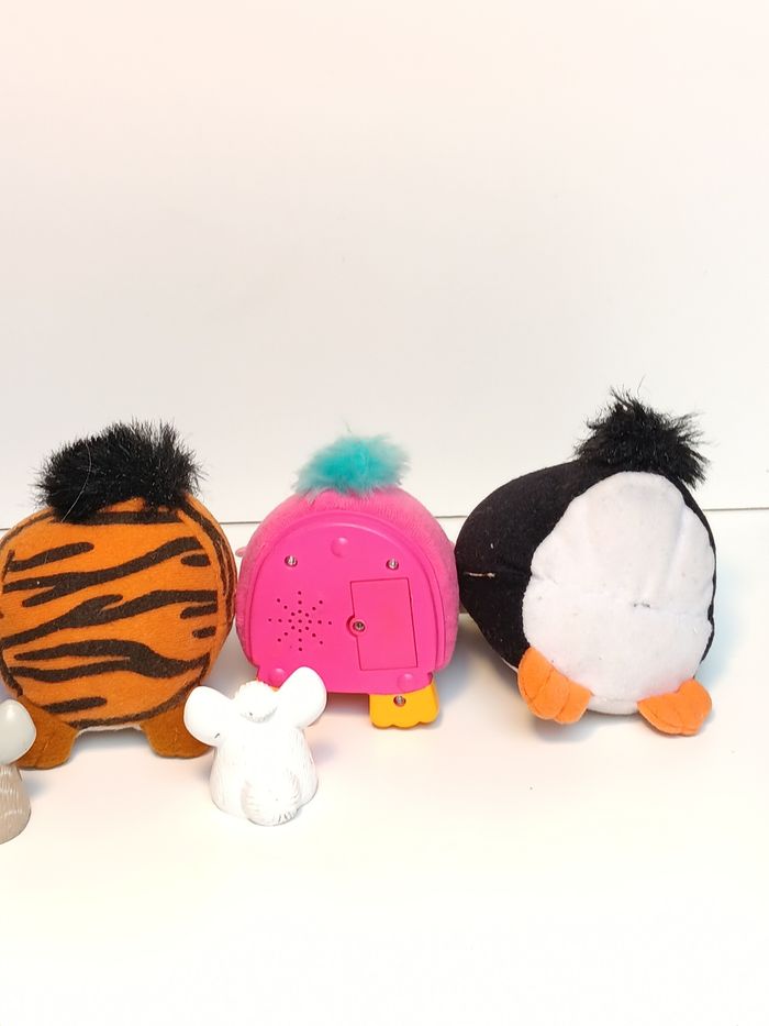 Lot 7 figurines peluche vintage furby taille 11cm pour la plus grande - photo numéro 7