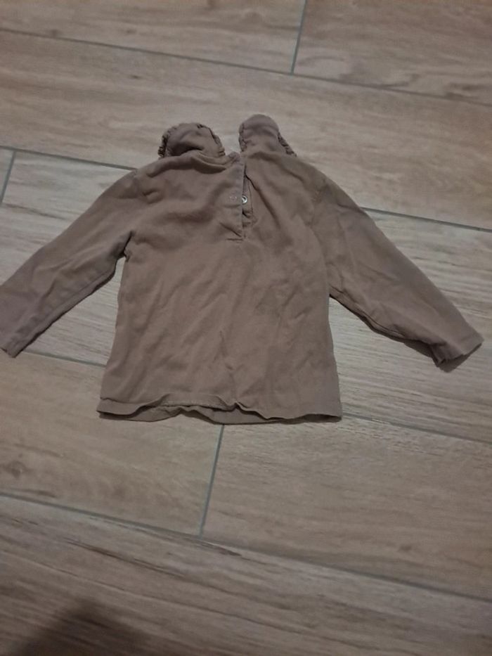 Haut manches longues camel 12 mois vertbaudet - photo numéro 4