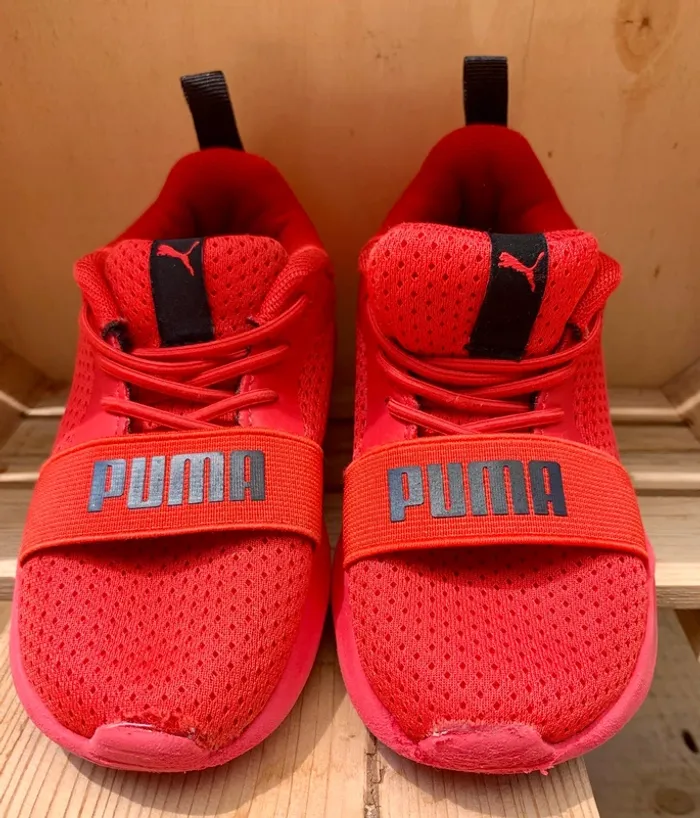 Puma rouges enfant – Pointure 24 – Bon état - photo numéro 5