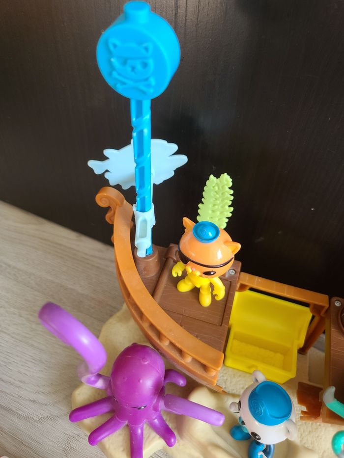 ‼️Très rare‼️Octonauts Bateau naufragé de Calico-Jack + personnages et accessoires - photo numéro 7