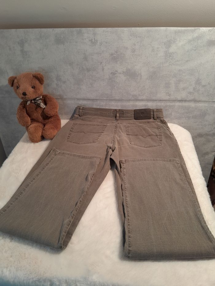 ​👖: Jean/Pantalon Homme Pierre Cardin - Lin & Coton - marron - W36 L34 (T. 54) - photo numéro 3