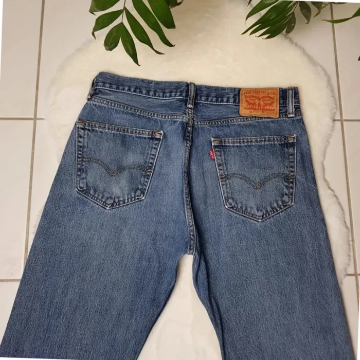 Jean Levi's 505 W34 L29 Bleu - photo numéro 7