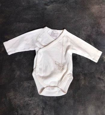 Body mouton cache Coeur naissance /1 mois