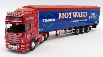 CORGI CC13752 TRACTEUR AVEC SEMI SCANIA R MOVING FLOOR TRAILER R.MOTWARD