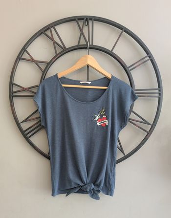 Haut Camaïeu - Taille 38 - Bleu - Très bon état