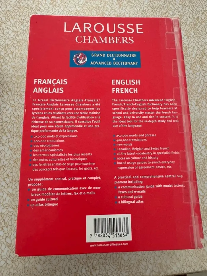 Dictionnaire anglais français et français anglais - photo numéro 2
