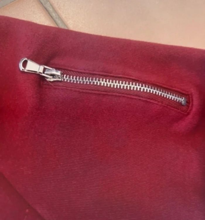 Manteau mi saison, veste sixth june taille Xl bordeaux - photo numéro 3
