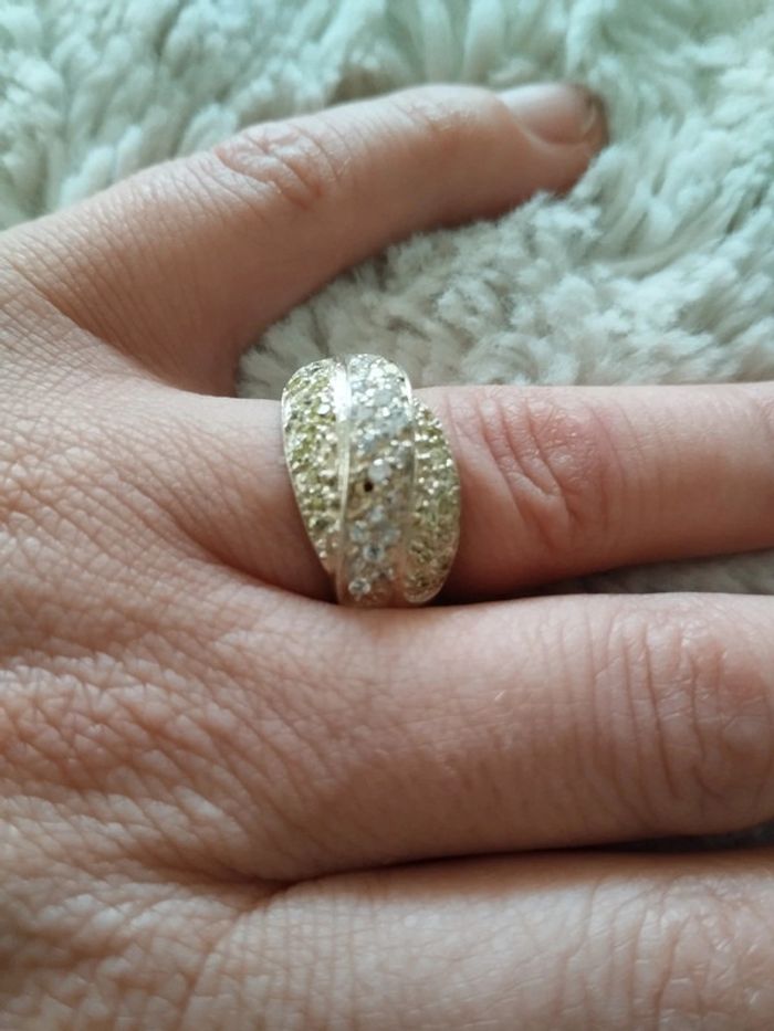Sublime bague en argent vintage taille 54 - photo numéro 6