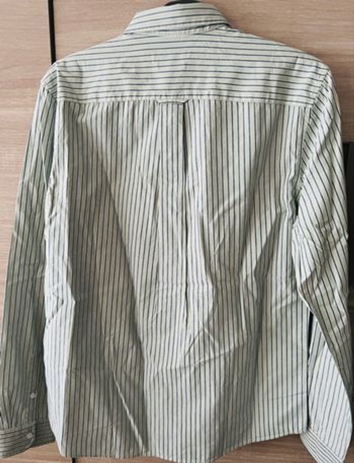 Chemise homme manches longues rayures vert Taille M Bonobo - photo numéro 3