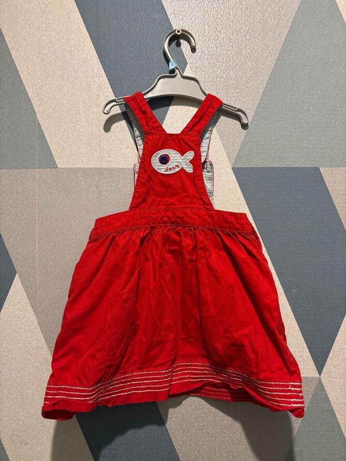 Robe rouge du pareil au même taille 18 mois - photo numéro 2
