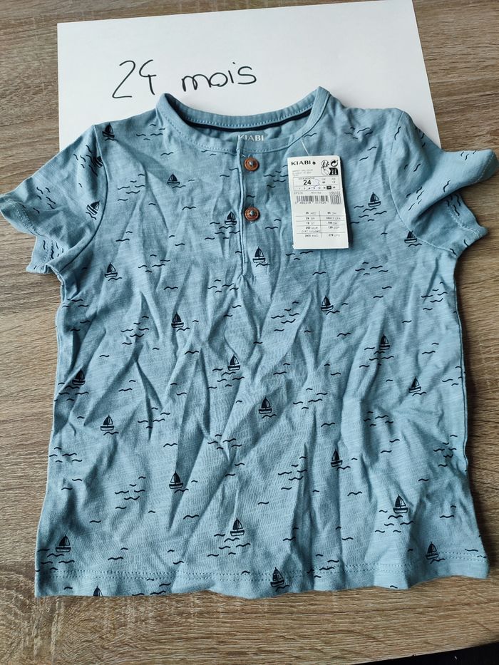 Tee shirt été Kiabi avec bateau