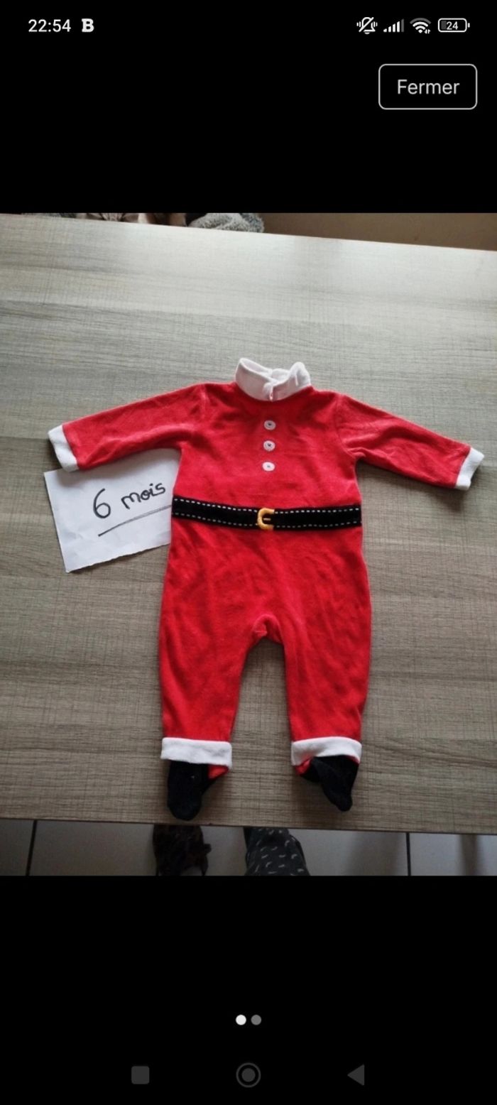 Pyjama Noël garçon 6 mois
