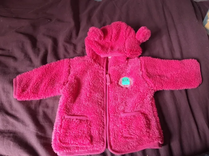 Gilet chaud rose