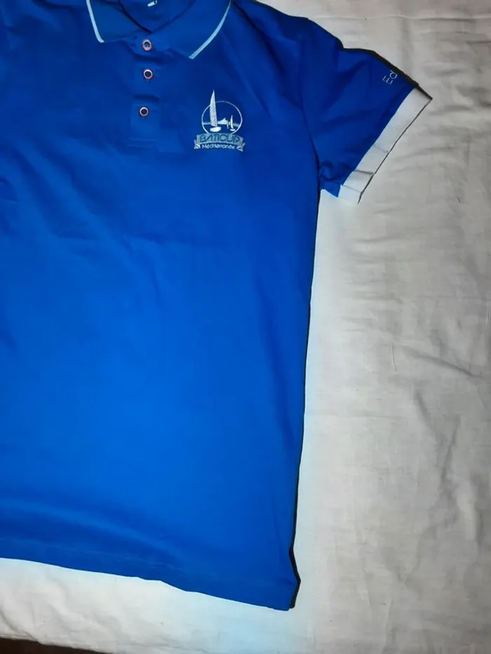 Polo vintage bleu - photo numéro 2