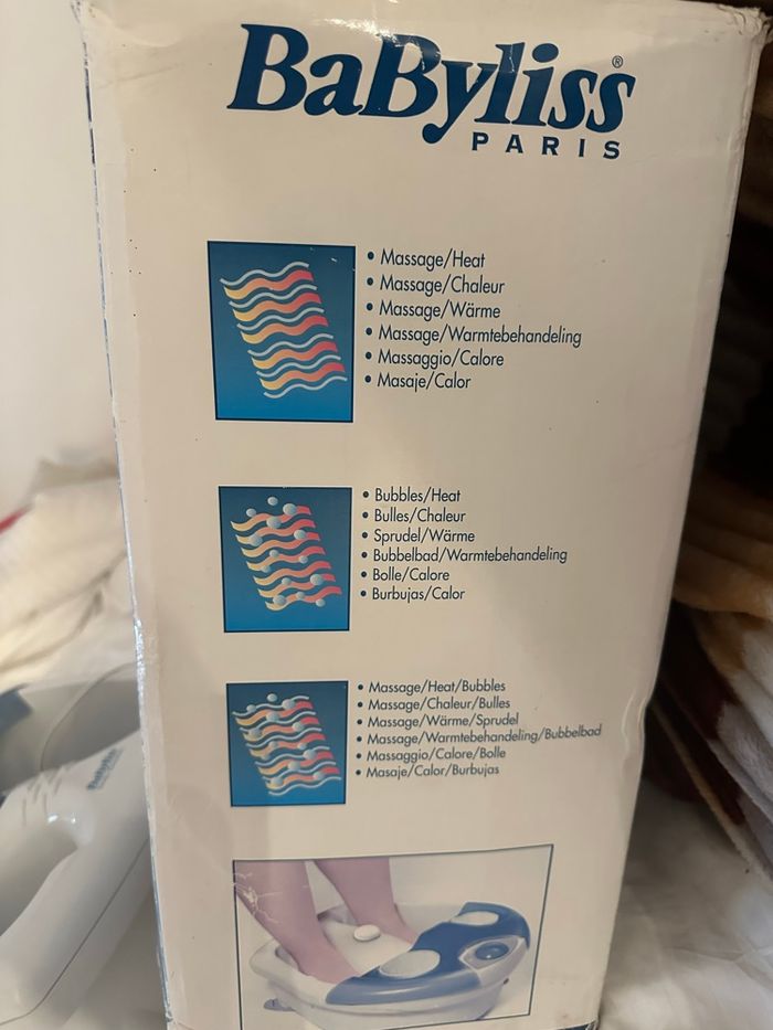 Massage pieds Hydro SPA Plus Babyliss - Balnéo thalasso pied - photo numéro 2