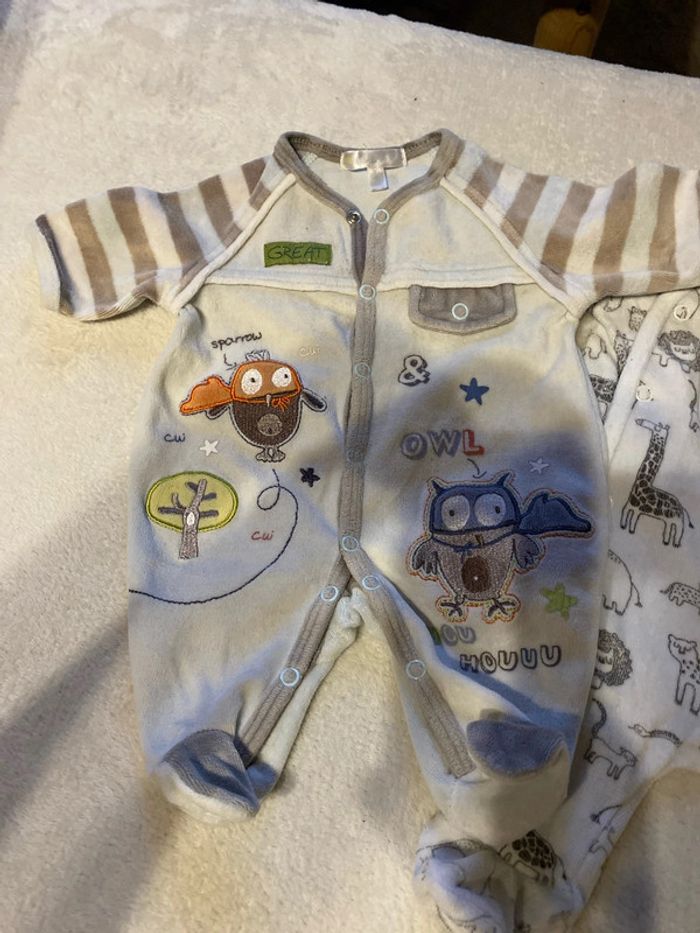 Pyjamas en manche longue 0 mois - photo numéro 2